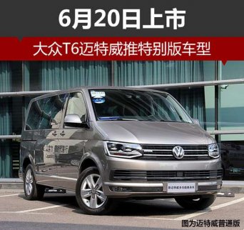 大眾T6邁特威特別版車型6月20日上市